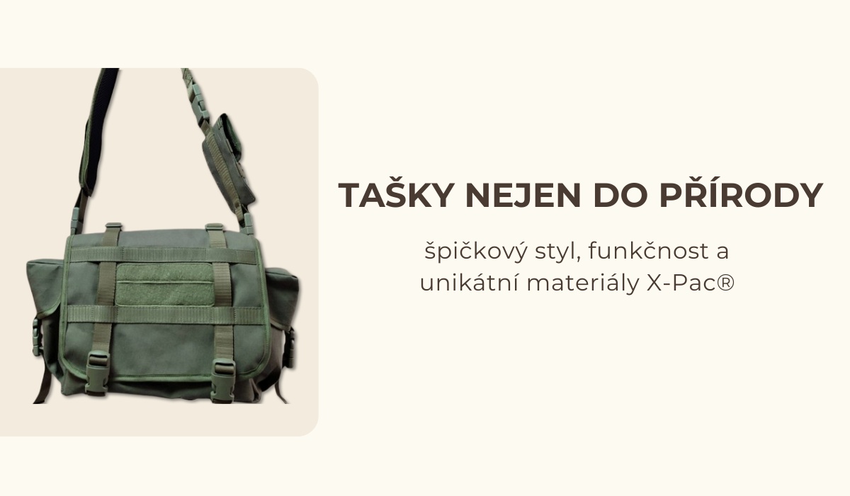 Tašky do města, přírody a žracáky